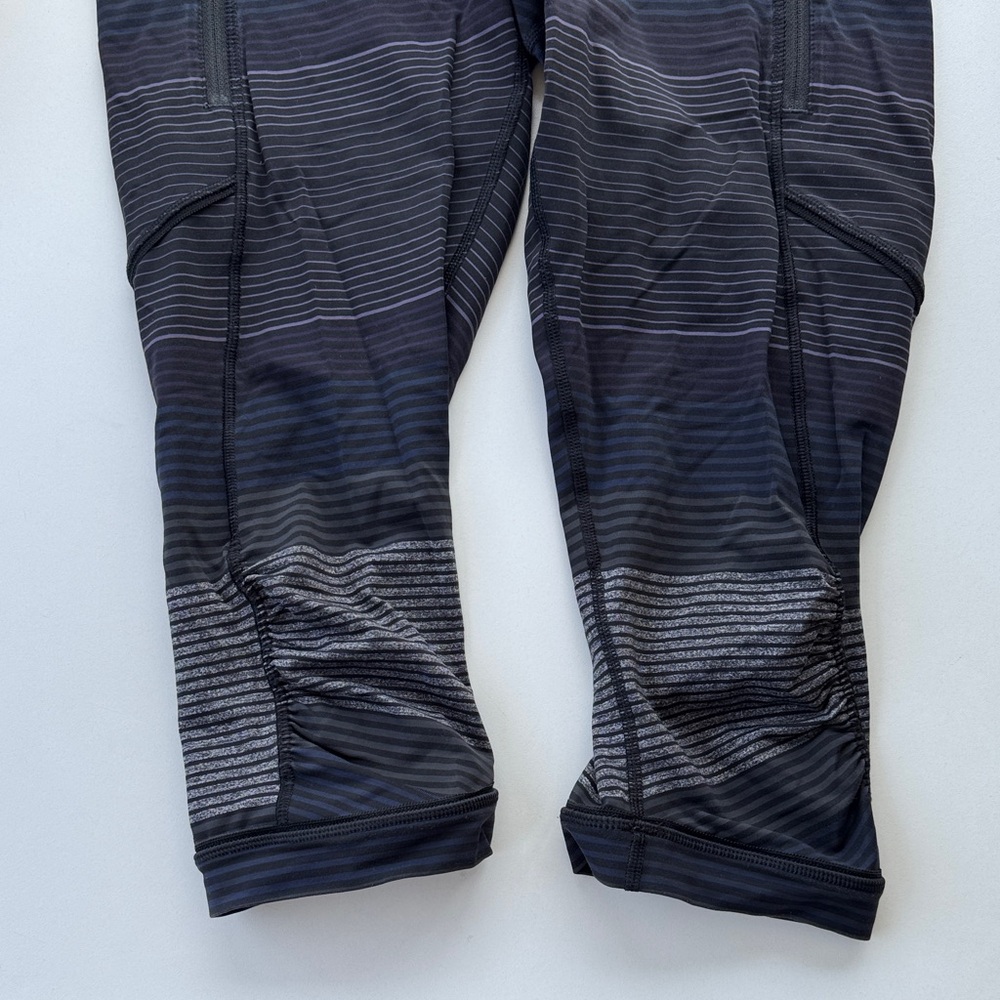 lululemon athletica Black Striped Leggings - Picture 6 of 6